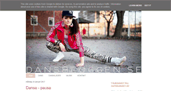 Desktop Screenshot of dansbloggen.se
